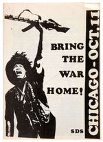 SDS 1969 CHICAGO PROTEST BROCHURE.