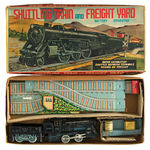 “SHUTTLING TRAIN AND FREIGHT YARD ” BATTERY OPERATED BOXED SET.