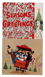 WALT DISNEY STUDIO 1960s CHRISTMAS CARD LOT.