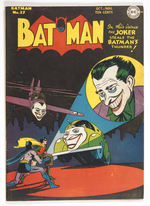 BATMAN #37 OCTOBER NOVEMBER 1946 DC COMICS.