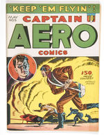 CAPTAIN AERO COMICS V1  #5 MAY 1942 HOLYOKE PUBLISHING.