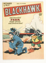 BLACKHAWK #22 DECEMBER 1948 QUALITY COMICS GROUP.