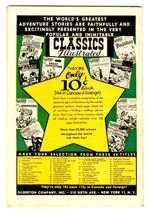 CLASSICS ILLUSTRATED #44 DECEMBER 1947 ORIGINAL ED. VANCOUVER COPY.