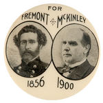 CLASSIC GOP FIRST CANDIDATE AND McKINLEY JUGATE BUTTON.