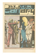 ALEX TOTH "BLACK CANARY" COMIC BOOK PAGE ORIGINAL ART.