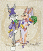 BUGS & BRIDE I LIMITED EDITION CEL SIGNED BY CHUCK JONES.