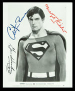 “SUPERMAN II” CAST-SIGNED PUBLICITY PHOTO.