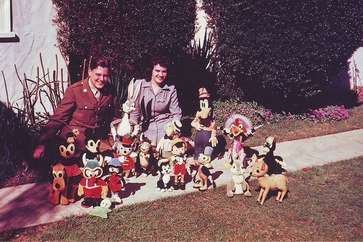 charlotte clark mickey and minnie dolls