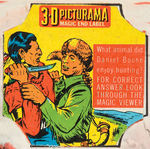 “3-D PICTURAMA MAGIC BREAD END LABEL ALBUM” COMPLETE WITH GLASSES (VARIANT).