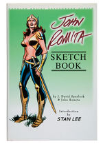 “JOHN ROMITA SKETCH BOOK” WITH PETER PARKER/SPIDER-MAN SPECIALTY ORIGINAL ART.