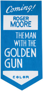 JAMES BOND "THE MAN WITH THE GOLDEN GUN" MOVIE THEATER COMING ATTRACTION RIBBON.