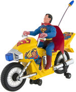 SUPERMAN BOXED BATTERY-OPERATED MOTORCYCLE.