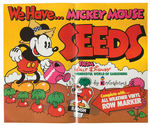 “MICKEY MOUSE SEED SHOP” COMPLETE BOXED STORE DISPLAY WITH SIGN.