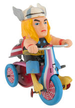 "MECHANICAL MARVEL SUPERHERO THOR TRICYCLE" IN BOX.