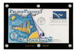 "PROJECT MERCURY" DOROTHY KNAPP FIRST DAY COVER ORIGINAL ART.
