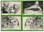 TERROR MONSTER SERIES FIRST SERIES ROSAN CARD SET WITH A VARIANT CARD.