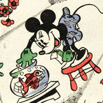 ATTRACTIVE BOX FEATURING MICKEY MOUSE AND OTHERS.