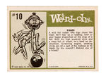 "WEIRD-OHS" FLEER GUM CARD SET.
