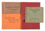 LOT OF FIVE EARLY 8-PAGERS INCLUDING COMIC CHARACTERS & GANDHI.