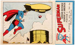 "SUPERMAN" PREMIUM BREAD CARD #3 COMPLETE WITH STAMP.