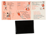 "TRIX" PROMOTIONAL WALLET WITH CARDS FOR SALESMEN.