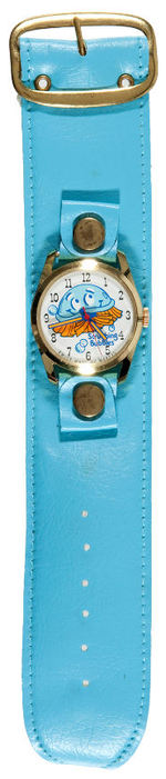 “SCRUBBING BUBBLES” BOXED PROMOTIONAL WATCH.