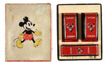 "MICKEY MOUSE" DELUXE BOXED 3-PIECE BRUSH SET.