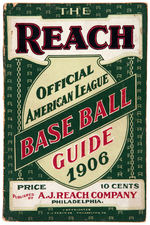 "THE REACH OFFICIAL AMERICAN LEAGUE BASE BALL GUIDE FOR 1906."