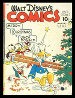 "WALT DISNEY'S COMICS AND STORIES" VOLUME 1, NO. 4 JANUARY 1941.