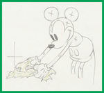 MICKEY'S MELLERDRAMMER PRODUCTION DRAWING SEQUENCE FEATURING MICKEY MOUSE.