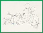 MICKEY'S MELLERDRAMMER PRODUCTION DRAWING SEQUENCE FEATURING MICKEY MOUSE.