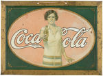 "COCA-COLA" 1927 ADVERTISING SIGN.