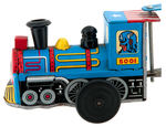 "MARVEL SUPER HERO EXPRESS" WIND-UP TRAIN BY MARX.