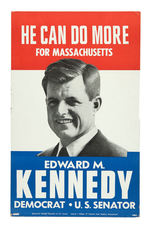 EDWARD KENNEDY 1962 FIRST STATE CAMPAIGN WINDOW CARD.