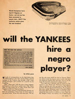 “OUR SPORTS THE NEGRO’S OWN SPORTS MAGAZINE” 1953 ISSUE.