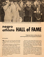 “OUR SPORTS THE NEGRO’S OWN SPORTS MAGAZINE” 1953 ISSUE.