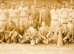 1926 “INDIANAPOLIS A.B.C.’s AND CLEVELAND ELITE’S OPENING GAME”  NEGRO LEAGUE PANORAMIC PHOTO.