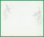 SILLY SYMPHONIES - MOTHER GOOSE GOES HOLLYWOOD PRODUCTION DRAWING LOT FEATURING CAB CALLOWAY & BAND.