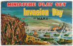 "MARX MINIATURE INVASION DAY" BOXED PLAY SET.