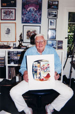 JACK DAVIS "PLAYBOY" FRAMED ORIGINAL 1961 PRELIMINARY CARTOON ART.