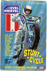 "EVEL KNIEVEL STUNT CYCLE" FACTORY-SEALED BOXED IDEAL MOTORCYCLE.