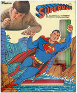 "SUPERMAN OIL PAINTING BY NUMBERS" FACTORY-SEALED HASBRO BOXED SET.