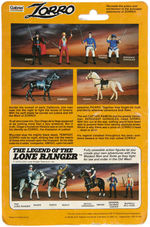 "ZORRO" CARDED ACTION FIGURE SET.