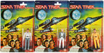 "STAR TREK" MOVIES CARDED ACTION FIGURE LOT.