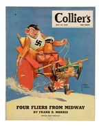 "DEATH TO HITLER/COLLIERS" HITLER-RELATED MAGAZINES.