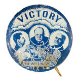 FDR/CHURCHILL/STALIN “VICTORY FOR UNITED NATIONS” TRIGATE BUTTON.