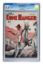 "THE LONE RANGER" NO. 1 ASHCAN EDITION PROTOTYPE PULP LIBRARY OF CONGRESS ISSUE.