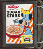 "KELLOGG'S SALES COMPANY" SALESMAN'S CEREAL BOX & PREMIUMS BINDER WITH MUCH HANNA-BARBERA CONTENT.