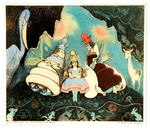 ALICE IN WONDERLAND SIGNED DOROTHY LAKE GREGORY LITHOGRAPH.