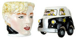 "DICK TRACY" CHARACTER MUGS FROM THE 1990 MOVIE.
